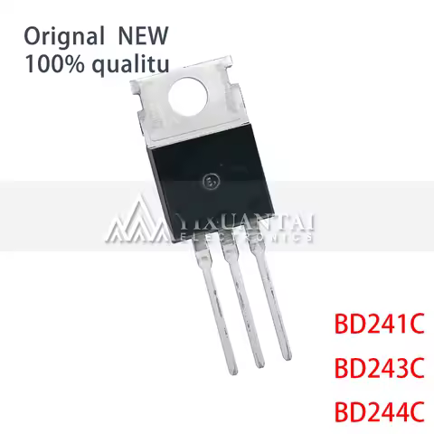 10PCS New and Original TO-220F BD241 BD243 BD244 BD241C BD243C BD244C