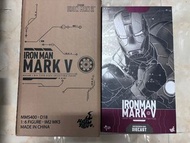 [開封美品] MMS400-D18 Hot Toys Iron Man Mark V Diecast