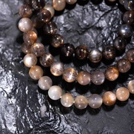 黑骨幹黑太陽石手鍊 | 辟邪防小人 | 天然水晶手鍊禮物