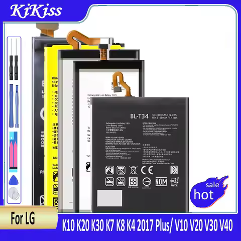 Battery BL-46G1F For LG K10, K20, K30, K7, K8, K4, Plus,V10, V20, V30, V40, V50, ThinQ, Q6, Q8, Q10,