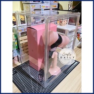 ∪ Popmart Collectibles KPOP Lightstick Acrylic Display Clear box
