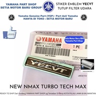 YECVT Emblem Sticker Air Filter Cover New Nmax Turbo Tech Max Original Yamaha Bandung