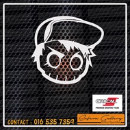 Status Error Skull Outline cutting Sticker