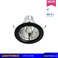 Lightforce Downlight F40N 4" E27 Black