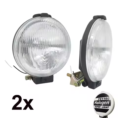 2pcs 6 " Inch FX1160 Halogen 12V 55W Truck Sport Round Light Work Light Fog Lamp Spotlight SUV Off r