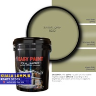 18 Liter  - JURASSIC GREY J 8222, Easy Paint All Surface for interior & exterior wall, wood and stee