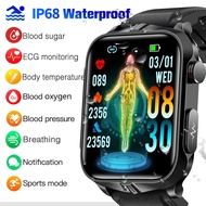 TK11P Smart Watch Blood Glucose Sugar Electromagnetic Pulse ECG Heart Rate Blood Pressure Oxygen Monitoring Bluetooth Smartwatch For Men Women Bracelet