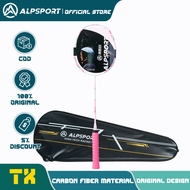 ALPSPORT TX Raket Bulutangkis Serat Karbon Asli Cocok untuk Pemula dan Pelajar 4u 100G ALP