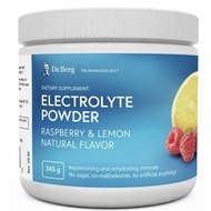 Dr. Berg's Electrolyte Powder Raspberry & Lemon Natural Flavor Powder   Dr Berg