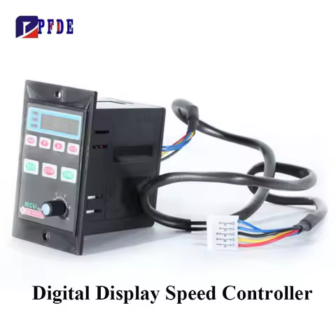 English Panel UX-52 Intelligent Digital Speed Controller Single-phase AC 110V/220V Pinpoint Regulato