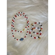 Mix Colours Evil eye necklace & Anklet for newborn Babies