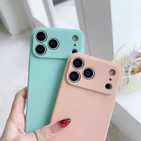 For iphone 17 Pro Max Case iphone 17 17 Air 17 Pro 17 Pro Max Cover TPU Liquid Silicone Protective C