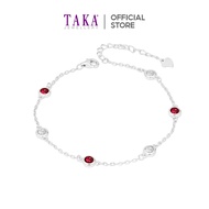 TAKA Jewellery Crystals & 925 Silver Bracelet