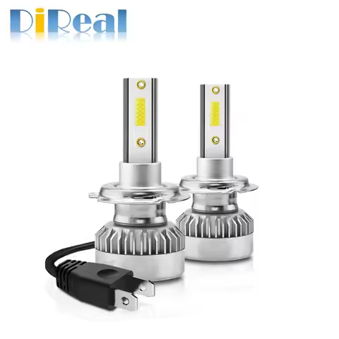 2X H7 LED Headlight Bulb 20000LM 110W 6000K, Full Beam Design Compatible with H1 9005 HB3 9006 HB4 H