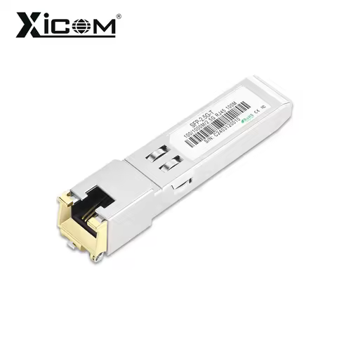 Xicom SFP Copper Module 2.5G RJ45 Port 100M Fiber SFP Transceiver Module Optical Ethernet Switch Com
