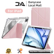 Y-shaped Clear Case for iPad 10th gen 11th A16 Air11-M3 7th 8th 9th 10.2 air 4/5 10.9 air 6 11 M2 5t