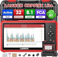 LAUNCH CRP919X Lite Bidirectional Scan Tool, 2024 New FCA SGW AutoAuth, 32 Reset Services, All Syste