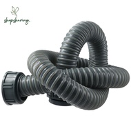 SHOPSHARING Kitchen Sink Drain Kit, 1m Double Screw Oral Drain Pipe, Toughness P Trap Flexible Sink 