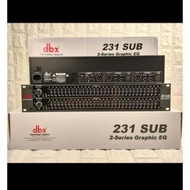 dbx 231sub / dbx 231+sub equalizer dbx231 plus subwoofer trafo donat