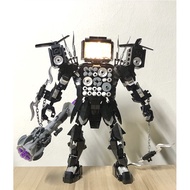skibidi toilet บล็อคตัวต่อหุ่นยนต์ Camerman Titan Electric Drill Man Mech titan tv man ทีวีแมน ของเล