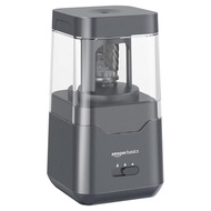 Amazon Basics Portable Electric Pencil Sharpener, Easy to Use, Multi-Function Spiral Blade, Automati