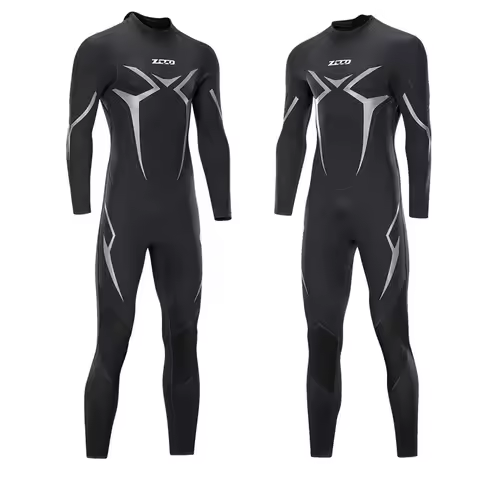 ZCCO 3MM Neoprene Wetsuit Men Scuba Diving Suit Spearfishing Wear Snorkeling Surfing One Piece Set W