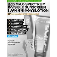 iLab Max-Spectrum Invisible Sunscreen Face & Body Lotion 2.1OZ/60g
