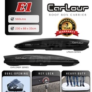 CARLOUR (E1) Roof Box 560L Slim Design Roofbox Roof Luggage 560 Litre Carrier Top Cargo Box Storage 