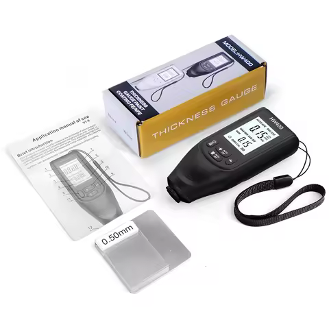 HW-400 Digital Paint Meter 0-2000UM Paint Mil Thickness Tester Car Coating Thickness Meter for FE NF