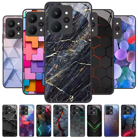 For Realme 15 Pro 15Pro 5G Case Cover Tempered Glass Case Hard Coque Bumper For Realme note 70 70T 1