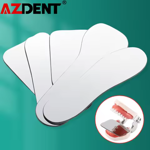 1Pcs Azdent Dental Orthodontic Mirror Photography Double-Sided Mirrors Glass Material Intra Oral Pho
