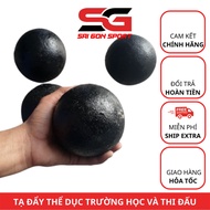 Round iron dumbbells, solid round fitness dumbbells 3kg, 5kg, 7kg for competition and school - SPORT