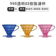 HARIO V60 JUICEE Fruit Series 02 Resin Filter Bowl 1~4 Cups/VD-02