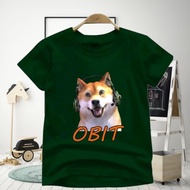 2026YouTuber OBIT Kids T-Shirt 2-10 Years for Girls and Boys COD Korean Style 2026Fashion CJX9