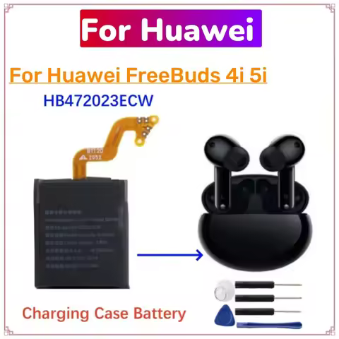 Battery 215mAh HB472023ECW Batteries For Huawei FreeBuds 4i 5i Bluetooth Charging Box Battery + Tool
