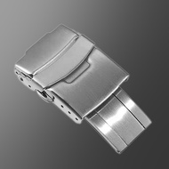 18mm 20mm 22mm 316L stainless steel folding safety buckle is suitable for Seiko diving watches