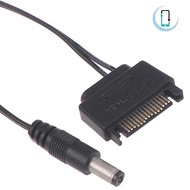 [AT] 1Pc SATA Male To DC 5.5*2.1mm 12V power supply SATA to DC Cable 20cm TH