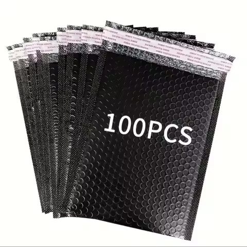 100Pcs Bubble Mailer Envelope Mailing Shipping Packaging Small Business Supplies Self Seal Bubble Wa