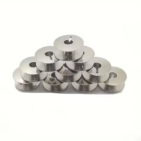 5/10-20PCS Sewing Machine Metal "L" Bobbins (55623S) For Singer Brother Janome Bernina Sewing Machin