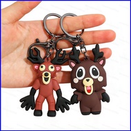 G2P 2026 99 Nights in the Forest creative silicone keychain featuring owls and elk bag pendant P2G