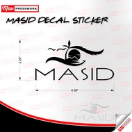 MASID DECAL STICKER / STICKER DECALS