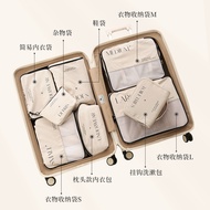 Travel Luggage Organizers Cube Packing 6PCS Organiser Bag Space Saving Storage Travel Essentials Bag