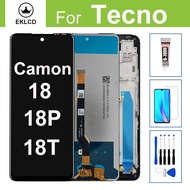 LCD Display For Tecno Camon 18 P 18T 18P CH6 CH6n CH7n CH7 Touch Screen Digitizer Assembly With Fram