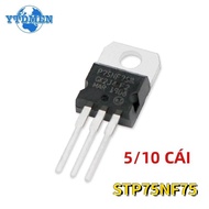 5/10 Chiếc STP75NF75 P75NF75 75V 80A TO-220 Bộ Transistor Hiệu Ứng Trường Dòng Điện Cao Xuyên Lỗ MOS