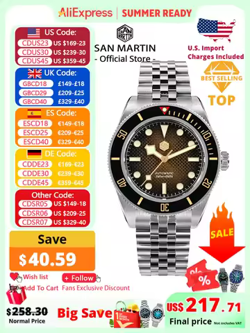 San Martin 3D Waffle Dial New 40mm Dive Watch NH35 Men's Watches Automatic Mechanical Sapphire Water