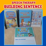 Speech Building Parts of the Body Activity Workbook Speech Therapy and ABA Therapy material thinking