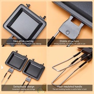 【vvh mall】-Versatile Non-Stick Sandwich Maker Aluminum Alloy Breakfast Baking Pan with Waffle Pancak