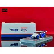 TARMAC WORKS 1/64 OLD & NEW 997 BLUE WHITE DIECAST SCALE MODEL CAR