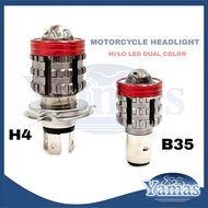 MOTORCYCLE DUAL COLOR HEADLIGHT H4/B35 LED BULB