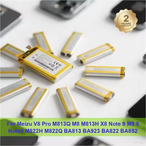 Battery For Meizu V8 Pro M813Q M8 M813H X8 Note 9 M9 8 Note8 M822H M822Q BA813 BA923 BA822 BA852